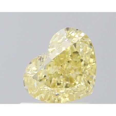 Diament o barwie fantazyjnej serce, 0.82ct, VS1, Fancy Yellow, GIA 1525506175