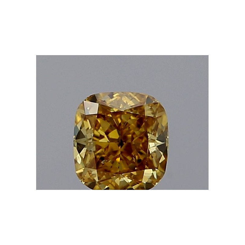Diament o barwie fantazyjnej szlif poduszkowy brylantowy, 0.33ct, SI2, Fancy Deep Brownish Orangey Yellow, GIA 6312167120 Diament o barwie fantazyjnej szlif poduszkowy brylantowy, 0.33ct, SI2, Fancy Deep Brownish Orangey Yellow, GIA 6312167120