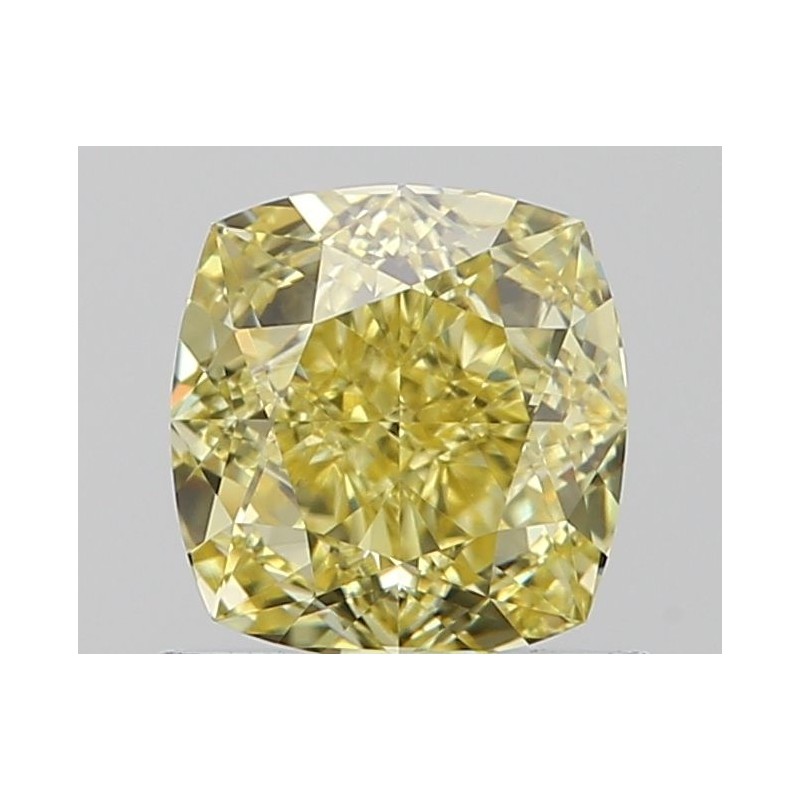 Diament o barwie fantazyjnej szlif poduszkowy brylantowy, 0.91ct, VS1, Fancy Intense Yellow, GIA 3505178313 Diament o barwie fantazyjnej szlif poduszkowy brylantowy, 0.91ct, VS1, Fancy Intense Yellow, GIA 3505178313