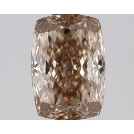Diament o barwie fantazyjnej szlif poduszkowy brylantowy, 1.41ct, VS2, Fancy Orange Brown, GIA 1509133388