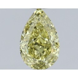 Diament o barwie fantazyjnej szlif gruszkowy, 0.55ct, VS1, Fancy Intense Yellow, GIA 1535158128
