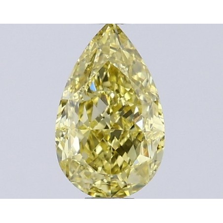 Diament o barwie fantazyjnej szlif gruszkowy, 0.71ct, VS2, Fancy Intense Yellow, GIA 5533229890