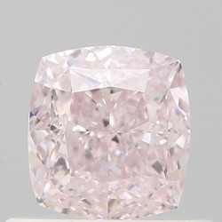 Diament o barwie fantazyjnej szlif poduszkowy brylantowy, 0.57ct, VVS1, Light Pink, GIA 6485628321