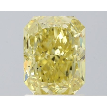 Diament o barwie fantazyjnej radiant, 1.58ct, SI2, Fancy Brownish Greenish Yellow, GIA 6522432873