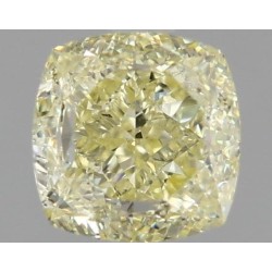 Diament o barwie fantazyjnej szlif poduszkowy modyfikowany, 1.01ct, VS2, Fancy Light Yellow, GIA 7466562315