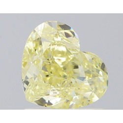 Diament o barwie fantazyjnej serce, 1.03ct, SI2, Fancy Yellow, GIA 7523295555