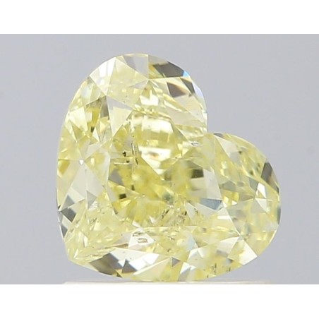 Diament o barwie fantazyjnej serce, 1.03ct, SI2, Fancy Yellow, GIA 7523295555