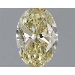Diament o barwie fantazyjnej szlif owalny, 1ct, SI1, Yellow, GIA 3535073567