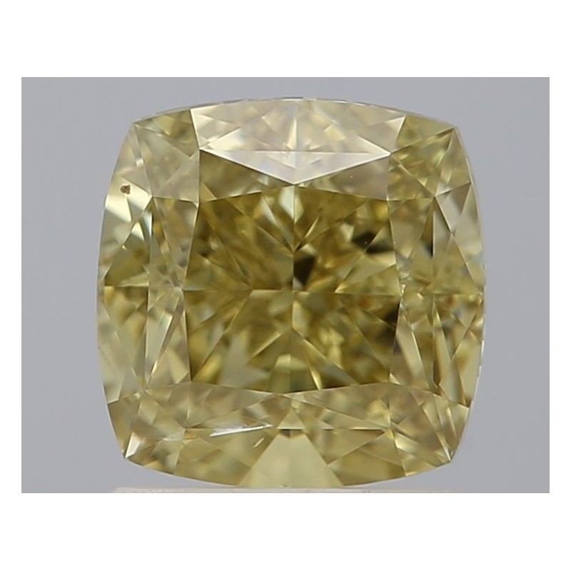 Diament o barwie fantazyjnej szlif poduszkowy brylantowy, 1.5ct, SI2, Fancy Brownish Greenish Yellow, GIA 6495351110 Diament o barwie fantazyjnej szlif poduszkowy brylantowy, 1.5ct, SI2, Fancy Brownish Greenish Yellow, GIA 6495351110