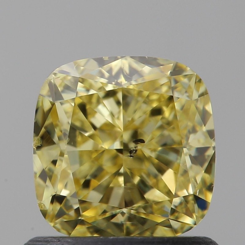Diament o barwie fantazyjnej szlif poduszkowy brylantowy, 1.04ct, SI1, Fancy Deep Yellow, GIA 6412113267 Diament o barwie fantazyjnej szlif poduszkowy brylantowy, 1.04ct, SI1, Fancy Deep Yellow, GIA 6412113267