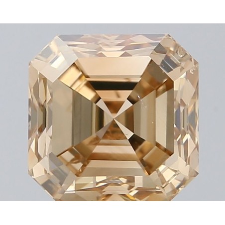 Diament o barwie fantazyjnej szlif szmaragdowy, 1.5ct, SI2, Fancy Brown, GIA 5526431675