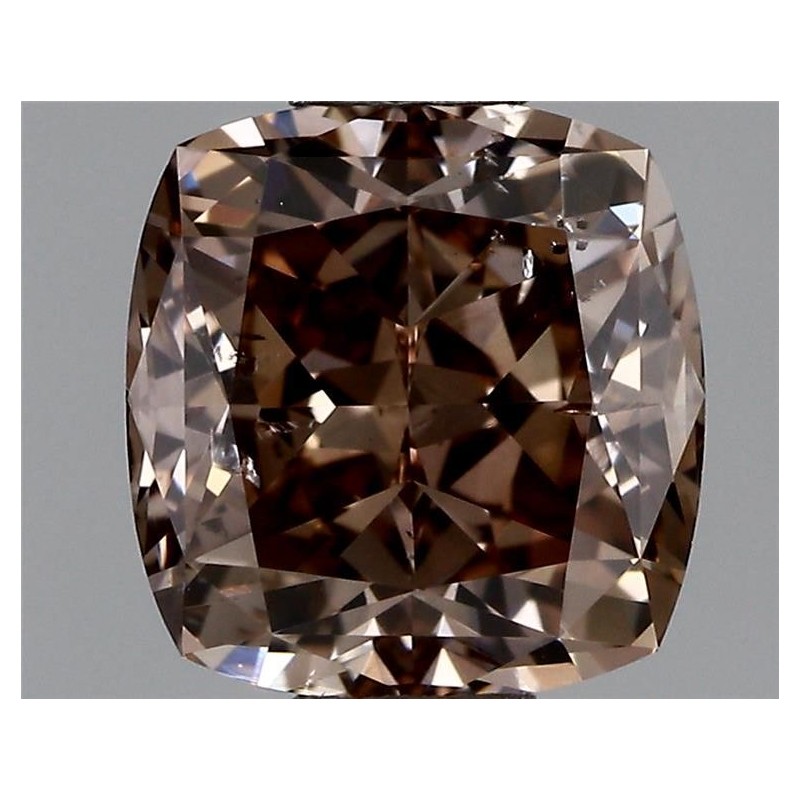 Diament o barwie fantazyjnej szlif poduszkowy brylantowy, 1.01ct, SI2, Fancy Dark Orangey Brown, GIA 2176750857 Diament o barwie fantazyjnej szlif poduszkowy brylantowy, 1.01ct, SI2, Fancy Dark Orangey Brown, GIA 2176750857