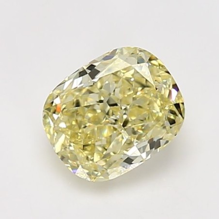 Diament o barwie fantazyjnej szlif poduszkowy brylantowy, 1.33ct, VS1, Fancy Yellow, GIA 6237289070