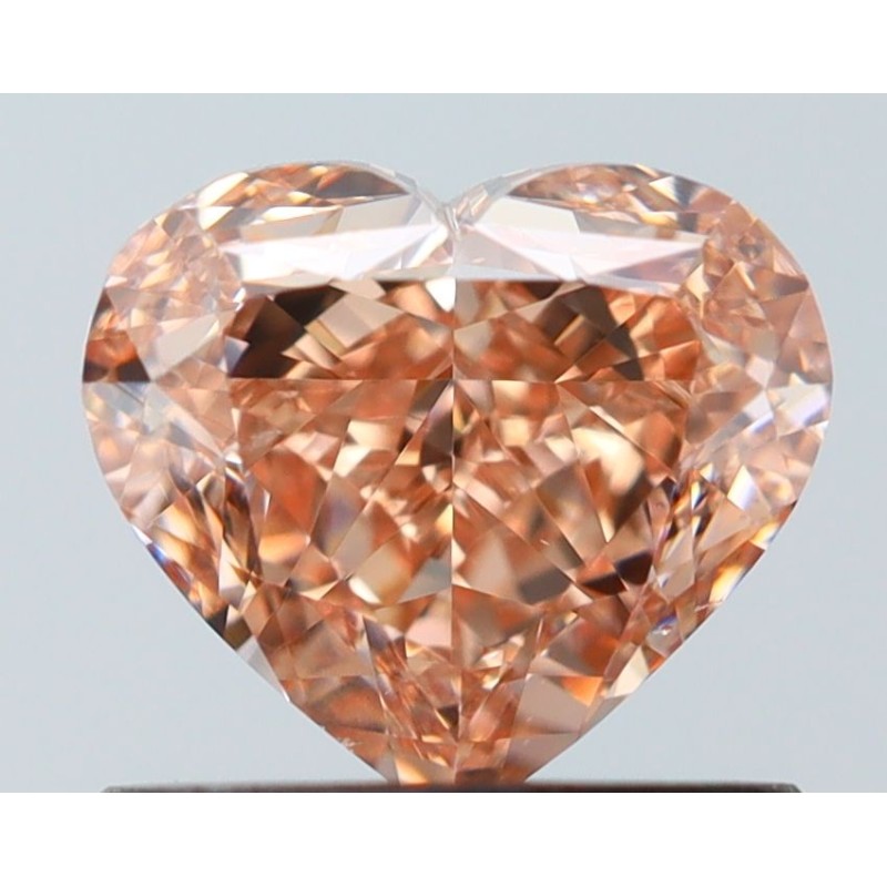 Diament o barwie fantazyjnej serce, 1.01ct, SI1, Fancy Brown Pink, GIA 6522385645 Diament o barwie fantazyjnej serce, 1.01ct, SI1, Fancy Brown Pink, GIA 6522385645