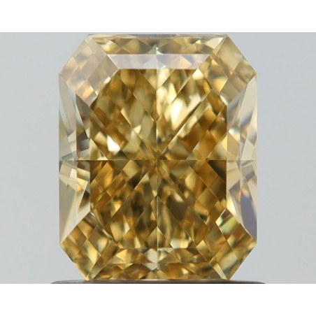 Diament o barwie fantazyjnej radiant, 1.14ct, VVS1, Fancy Deep Brownish Yellow, GIA 6511901388