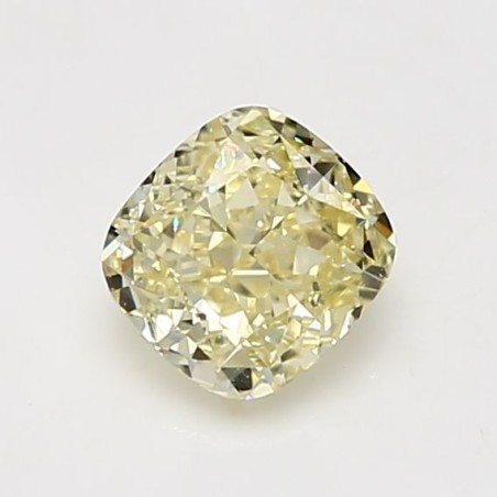 Diament o barwie fantazyjnej szlif poduszkowy brylantowy, 1.08ct, VS2, Fancy Yellow, GIA 2195773911