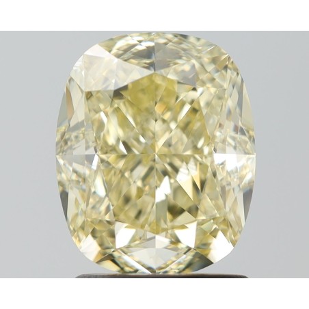 Diament o barwie fantazyjnej szlif poduszkowy modyfikowany, 2ct, VS2, Fancy Yellow, GIA 6511901524