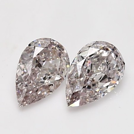 Diament o barwie fantazyjnej szlif gruszkowy, 0.52ct, VS2, Fancy Light Brown Pink, GIA 2235495233