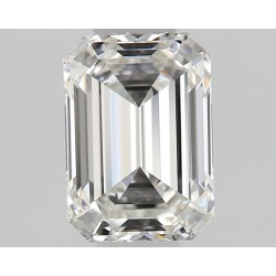 Diament szlif szmaragdowy, 0.5ct, VVS2, G, GIA 2534788164