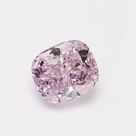 Diament o barwie fantazyjnej szlif poduszkowy brylantowy, 0.63ct, SI2, Fancy Intense Purple Pink, GIA 2223435609