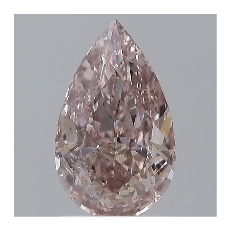 Diament o barwie fantazyjnej szlif gruszkowy, 1.01ct, SI1, Fancy Brown Pink, GIA 5231535655