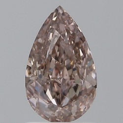 Diament o barwie fantazyjnej szlif gruszkowy, 1.01ct, SI1, Fancy Brown Pink, GIA 6237548446