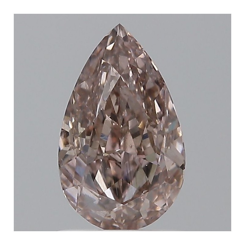 Diament o barwie fantazyjnej szlif gruszkowy, 1.01ct, SI1, Fancy Brown Pink, GIA 6237548446