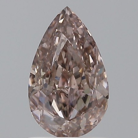 Diament o barwie fantazyjnej szlif gruszkowy, 1.01ct, SI1, Fancy Brown Pink, GIA 6237548446