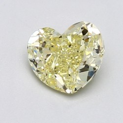 Diament o barwie fantazyjnej serce, 1.08ct, SI1, Fancy Intense Yellow, GIA 2155629905