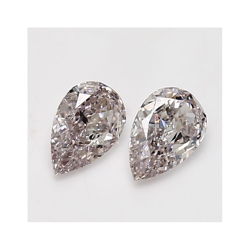 Diament o barwie fantazyjnej szlif gruszkowy, 0.5ct, VS2, Fancy Brownish Pink, GIA 5231486871
