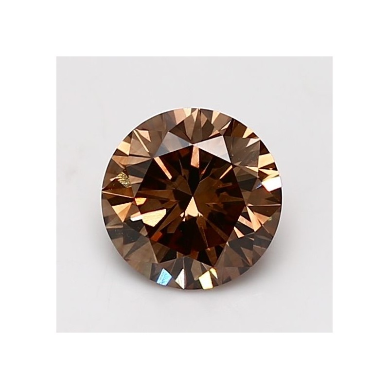 Diament o barwie fantazyjnej szlif okrągły, 1.44ct, VS2, Fancy Dark Orangey Brown, GIA 6233622782 Diament o barwie fantazyjnej szlif okrągły, 1.44ct, VS2, Fancy Dark Orangey Brown, GIA 6233622782
