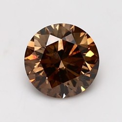 Diament o barwie fantazyjnej szlif okrągły, 1.19ct, VS2, Fancy Dark Orangey Brown, GIA 2235622796