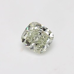 Diament o barwie fantazyjnej szlif poduszkowy brylantowy, 0.4ct, VS2, Fancy Light Green, GIA 5171695059