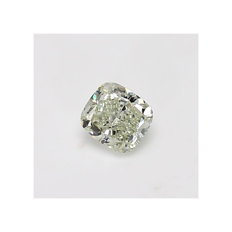 Diament o barwie fantazyjnej szlif poduszkowy brylantowy, 0.4ct, VS2, Fancy Light Green, GIA 5171695059