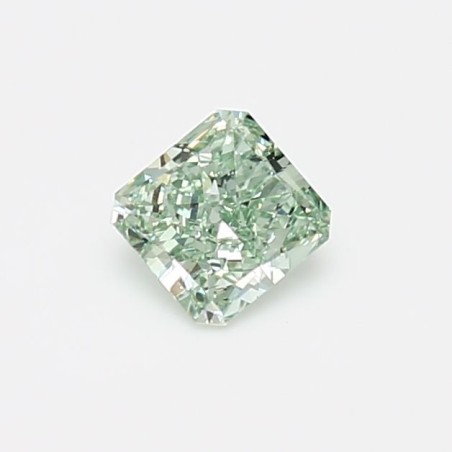 Diament o barwie fantazyjnej radiant, 0.54ct, VVS1, Fancy Intense Green, GIA 2225176909