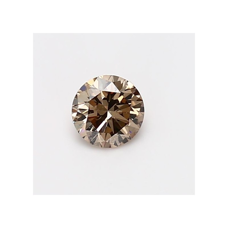 Diament o barwie fantazyjnej szlif okrągły, 0.46ct, VVS1, Fancy Yellowish Brown, GIA 6224921146 Diament o barwie fantazyjnej szlif okrągły, 0.46ct, VVS1, Fancy Yellowish Brown, GIA 6224921146