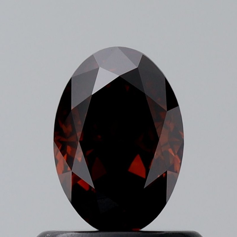 Diament o barwie fantazyjnej szlif owalny, 0.71ct, VS1, Fancy Dark Brown, GIA 2487768767 Diament o barwie fantazyjnej szlif owalny, 0.71ct, VS1, Fancy Dark Brown, GIA 2487768767
