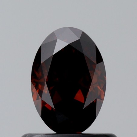 Diament o barwie fantazyjnej szlif owalny, 0.71ct, VS1, Fancy Dark Brown, GIA 2487768767