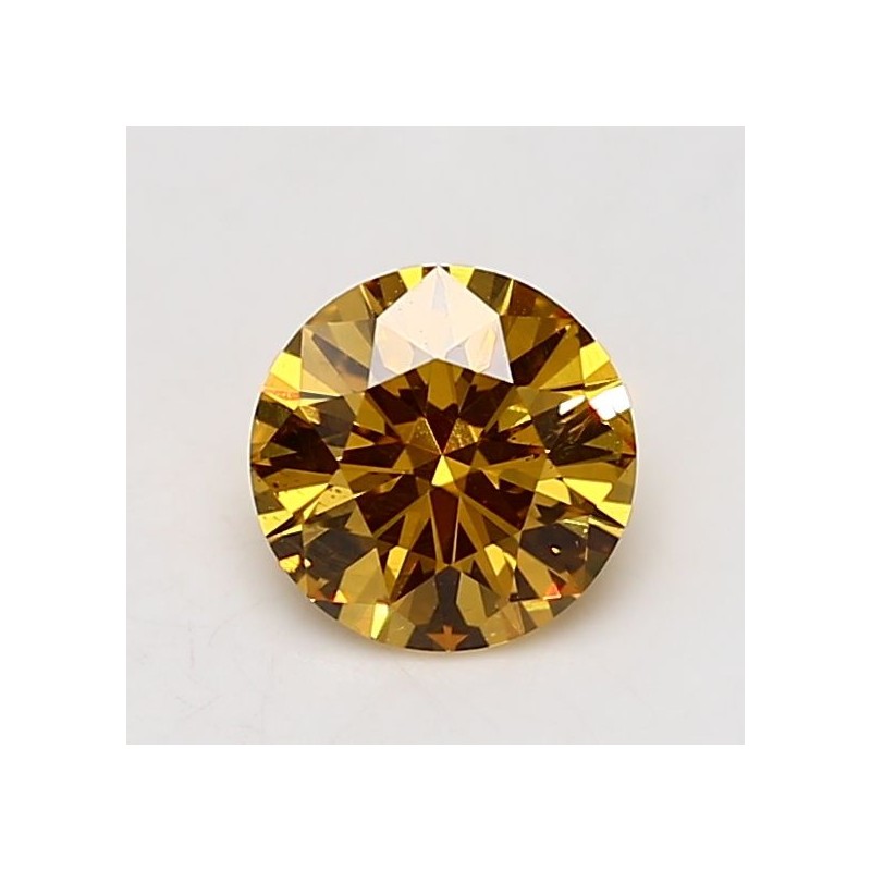 Diament o barwie fantazyjnej szlif okrągły, 1.13ct, SI2, Fancy Vivid Orangey Yellow, GIA 1236384636 Diament o barwie fantazyjnej szlif okrągły, 1.13ct, SI2, Fancy Vivid Orangey Yellow, GIA 1236384636