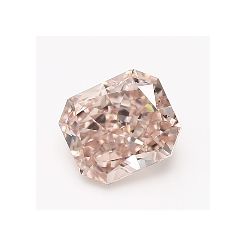 Diament o barwie fantazyjnej radiant, 1.52ct, VVS1, Fancy Brownish Orangey Pink, GIA 2195408489