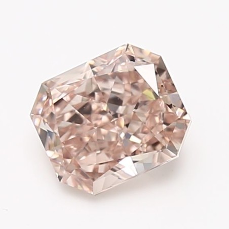 Diament o barwie fantazyjnej radiant, 1.52ct, VVS1, Fancy Brownish Orangey Pink, GIA 2195408489