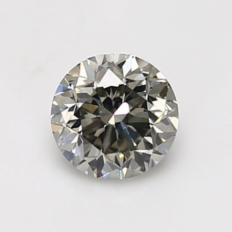 Diament o barwie fantazyjnej szlif okrągły, 1ct, SI1, Fancy Gray, GIA 2477879798