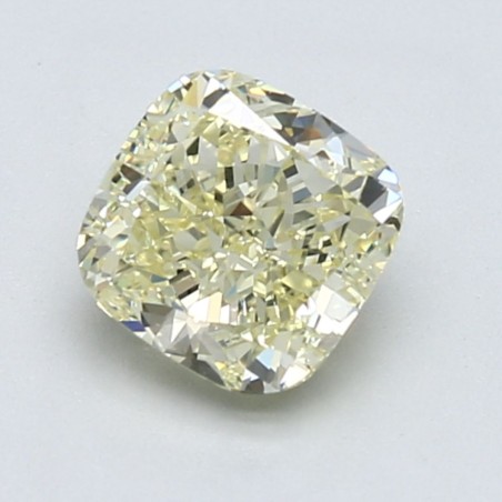 Diament o barwie fantazyjnej szlif poduszkowy brylantowy, 1.52ct, VVS2, Fancy Yellow, GIA 2175154070