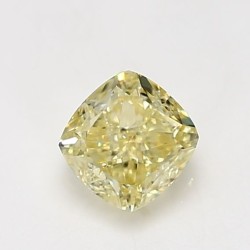 Diament o barwie fantazyjnej szlif poduszkowy brylantowy, 1.01ct, VVS1, Fancy Yellow, GIA 6485854683