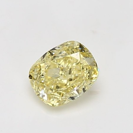 Diament o barwie fantazyjnej szlif poduszkowy brylantowy, 0.71ct, VS2, Yellow, GIA 1478123154