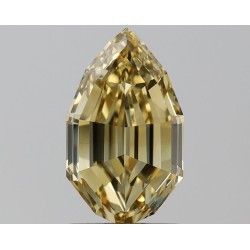 Diament o barwie fantazyjnej szlif gruszkowy, 1.5ct, VVS1, Fancy Brown Yellow, GIA 7508959760