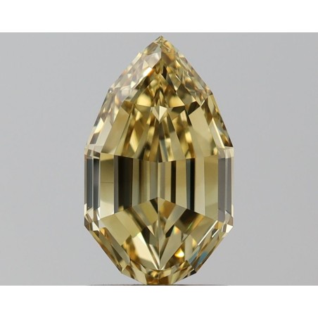 Diament o barwie fantazyjnej szlif gruszkowy, 1.5ct, VVS1, Fancy Brown Yellow, GIA 7508959760
