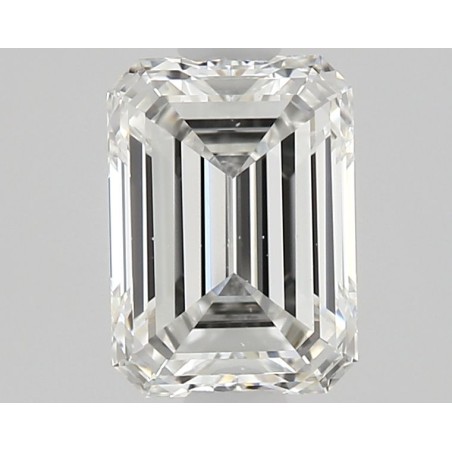 Diament szlif szmaragdowy, 0.7ct, VS2, F, GIA 6531600921