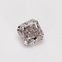Diament o barwie fantazyjnej radiant, 0.43ct, VS2, Light Pinkish Brown, GIA 2235509597