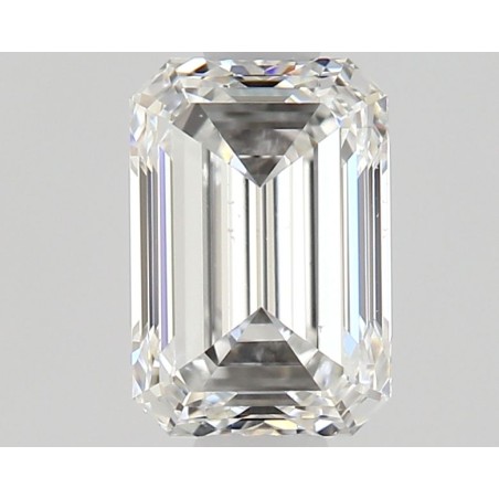 Diament szlif szmaragdowy, 0.7ct, VS2, F, GIA 1537140688
